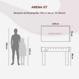 Kickertisch Arena-XT Carromco