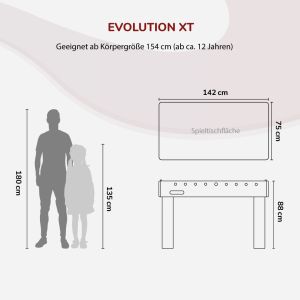 Kickertisch Evolution-XT | Carromco