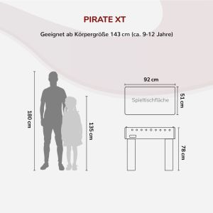 Kickertisch Pirat-XT | Carromco
