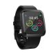 runR III Smartwatch, Silikon Armband, schwarz | novasmart