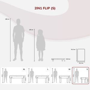 Flip-XM Multispiel Tischauflage | Carromco