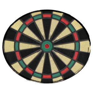 Raptor-301 electronic Dartboard, 4-hole | Carromco