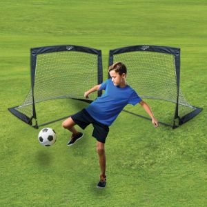 Pop-up Fußballtore Todora 2er Set mit Ball, faltbar | Carromco