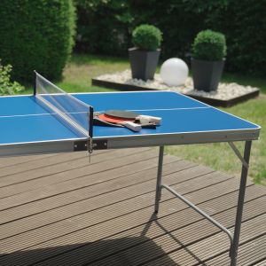 Ping Pong Table Fabula-XT, foldable, Outdoor/Indoor, incl. Tennis Game Set | Carromco